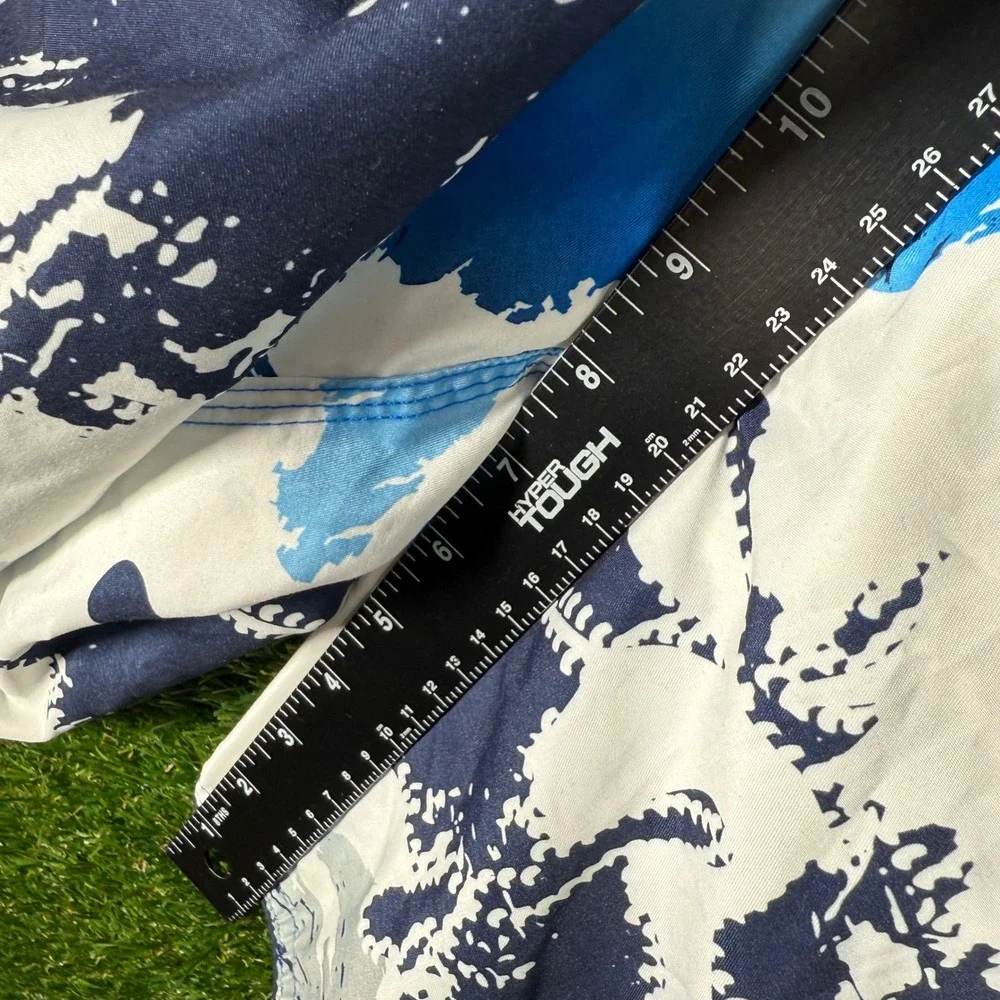 Nike Swim Trunks XL Floral Blue White Swimsuit Shorts Mens‎